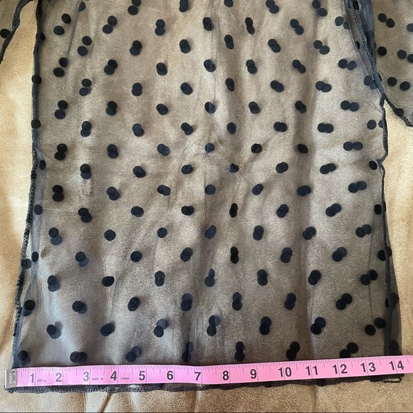 ‼️ BLACK MESH LONG SLEEVE TOP - Picture 9 of 12